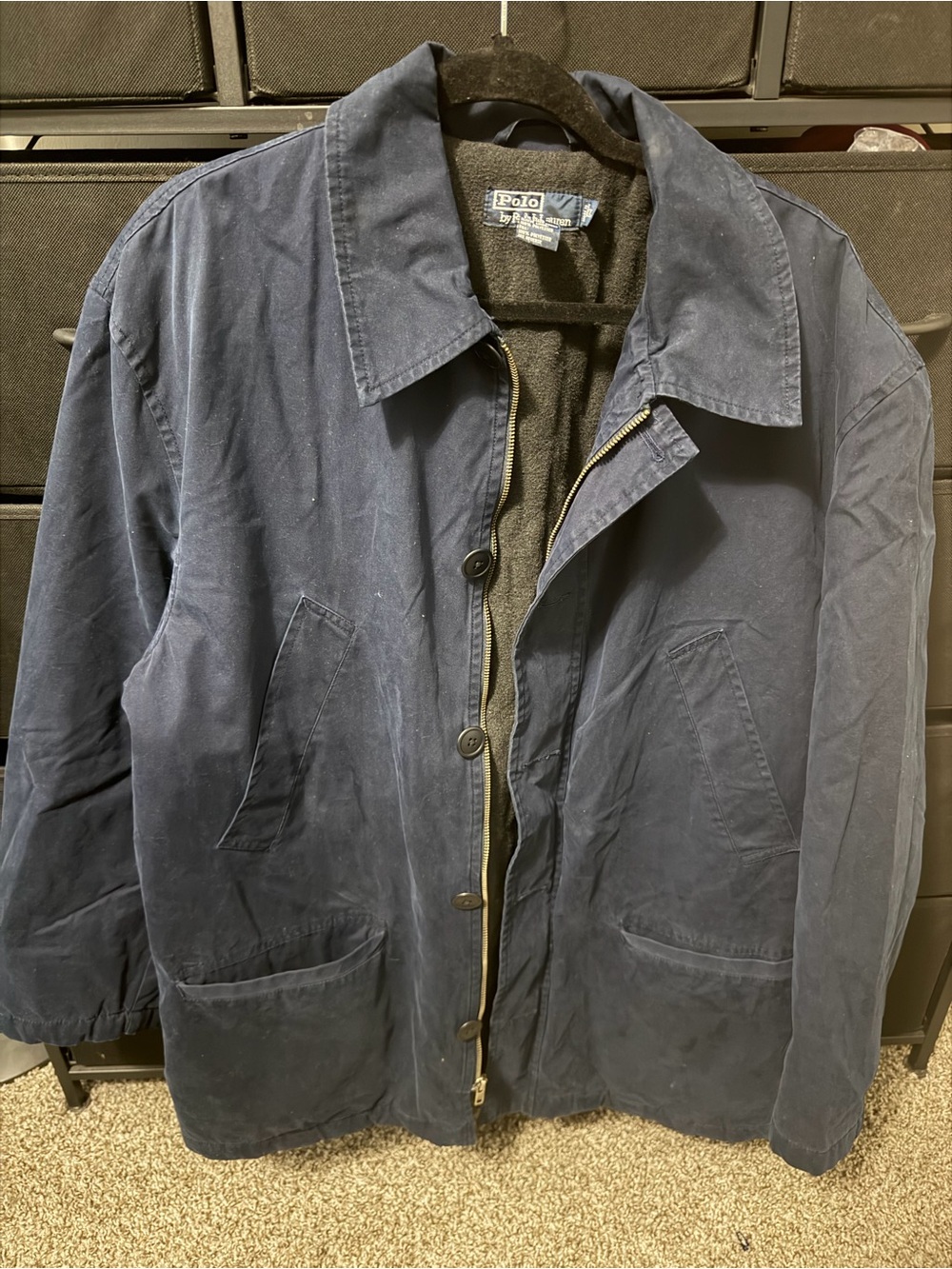 Polo by Ralph Lauren Navy Lightweight Shirt Jacket